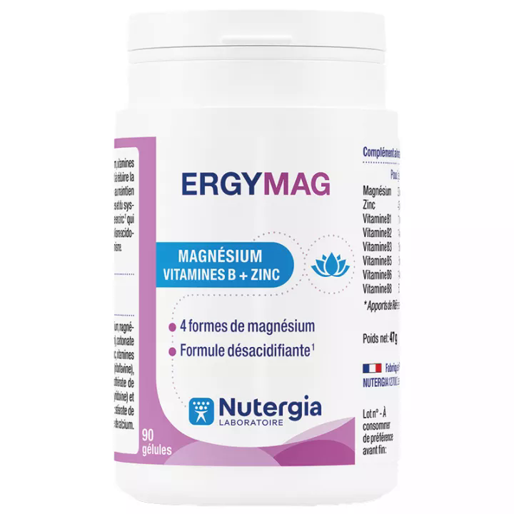 Nutergia — Ergymag Magnésium & Vitamines B 90 gélules